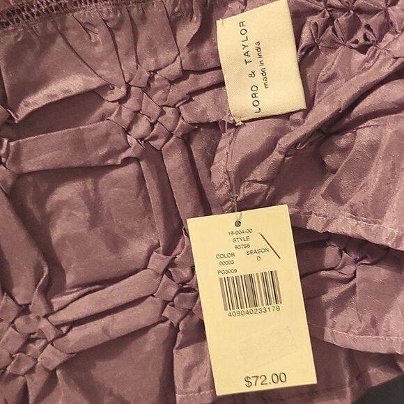 2 Lord & Taylor Silk Ruffle Weave Wraps - Picture 4 of 4